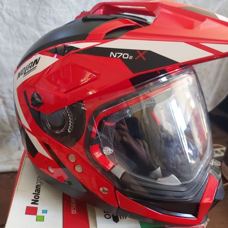helm Nolan N702x Helm Motor Sport Merek Nolan N70 2x Helm Model Terbaru