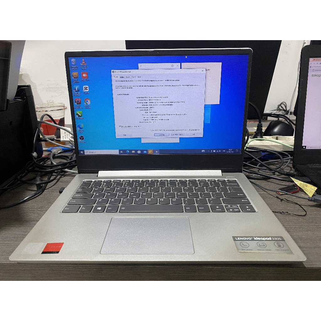 Laptop Lenovo Ideapad 330S masih bagus 90% cocok untuk desain dan gaming RAM 12GB Core I5