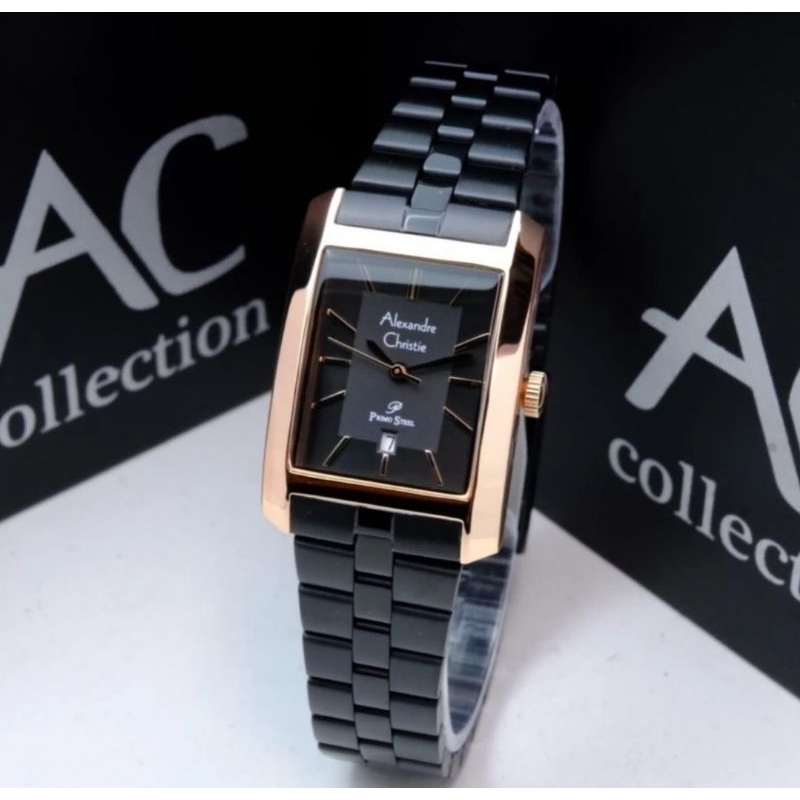 Jamn Tangan Wanita Original Alexandre Christie AC1019LD Rantai