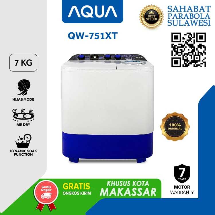 AQUA Mesin Cuci QW-751XT