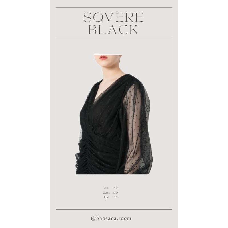 sewa dress hitam black kondangan prewedding pesta wisuda wedding