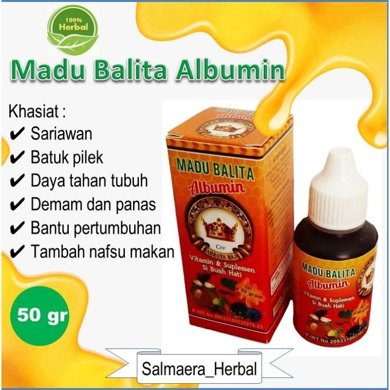 

Madu balita Albumin madu anak balita