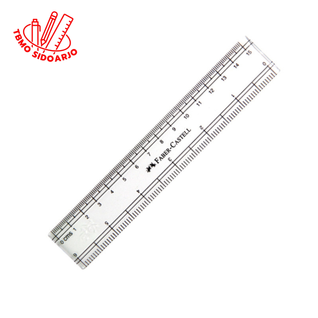 

TBMO Faber Castell Penggaris Plastik 6inch 15cm 170640 Per Pcs