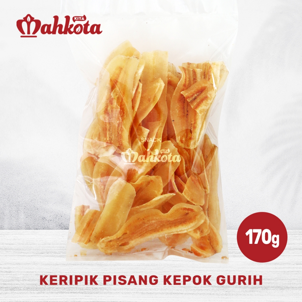 

(Snack.Mahkota.Kita) Keripik Pisang Kepok Renyah Gurih