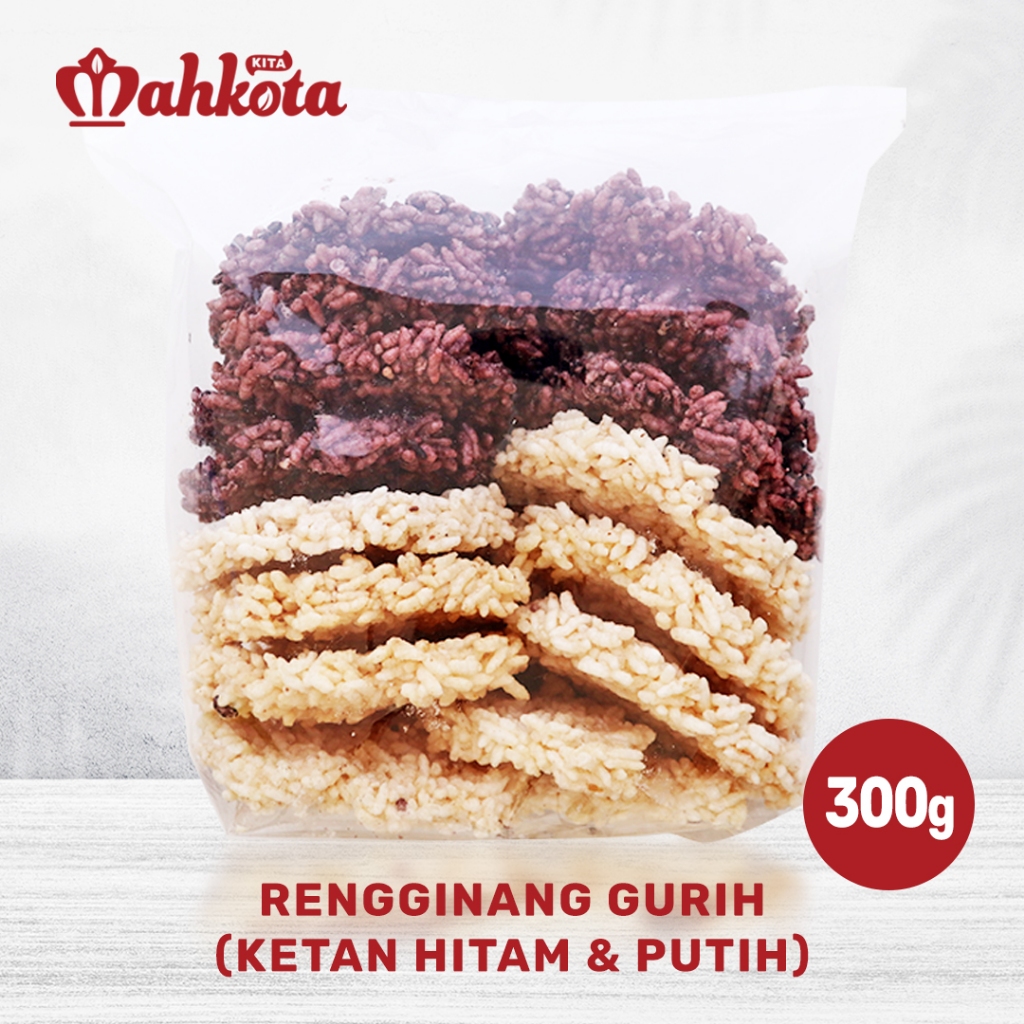 

(Snack.Mahkota.Kita) Rengginang Terasi Renyah Gurih Terasi - (Mix ketan hitam & putih)