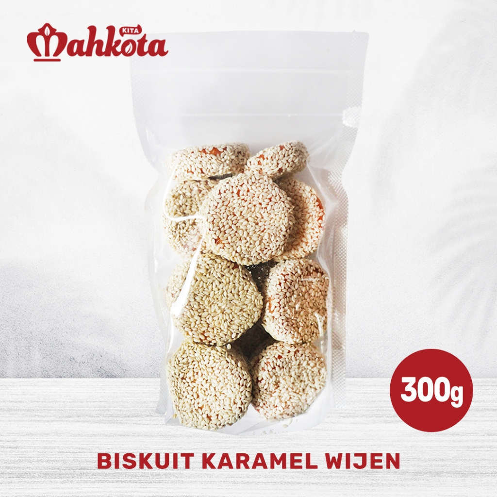 

(Snack.Mahkota.Kita) Biskuit Caramel Wijen - Kelezatan Caramel dan Wijen dalam Setiap Gigitan!