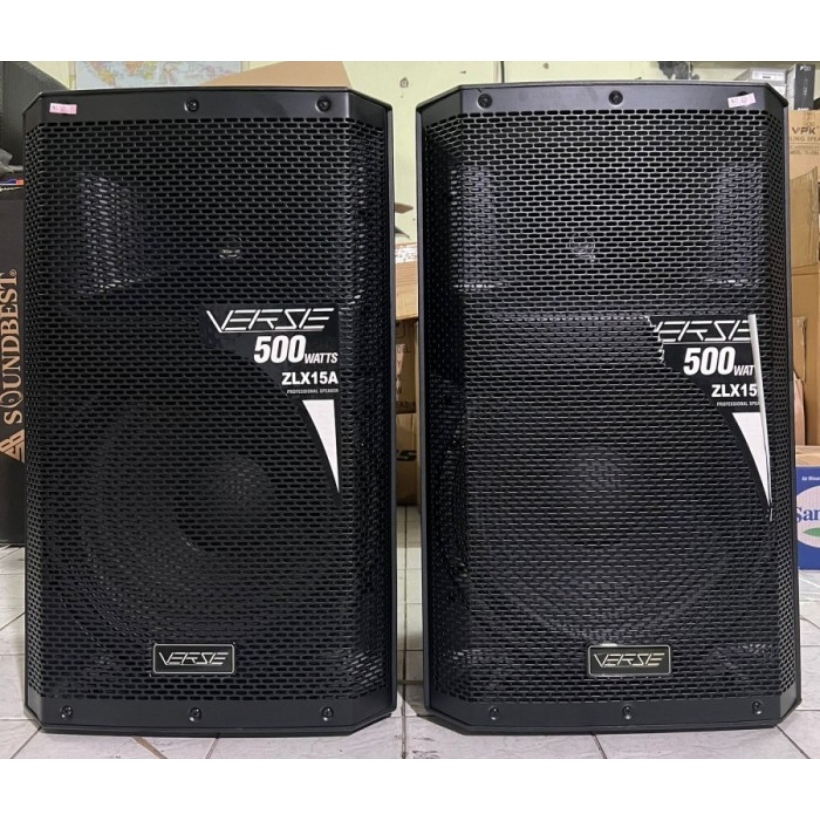 (JUAL 2 BUAH) SPEAKER AKTIF VERSE ZLX 15A / ZLX15A 15 INCH ORIGINAL VERSE