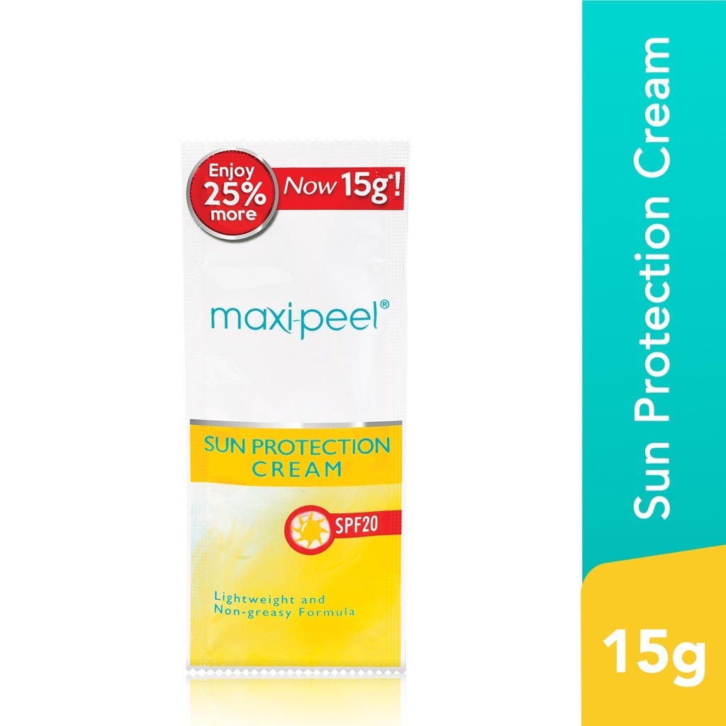 Maxi-Peel Sun Protection Face Cream - Sunscreen SPF20 15g/Maxipeel Sunscreen