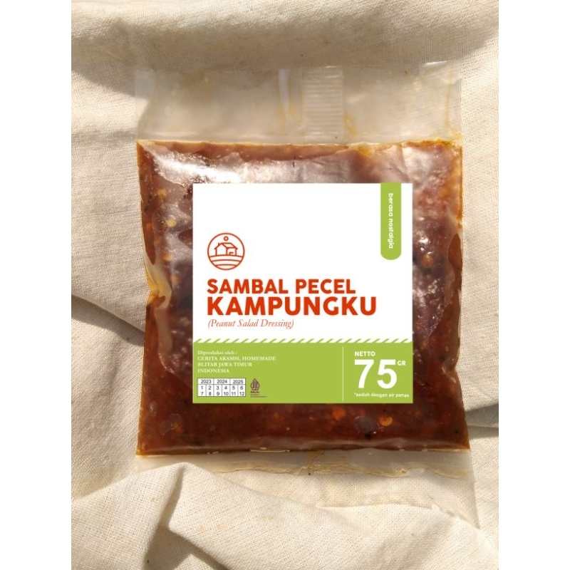 

sambel pecel kampungku 75 gram sambel pecel blitar pedas bumbu pecel