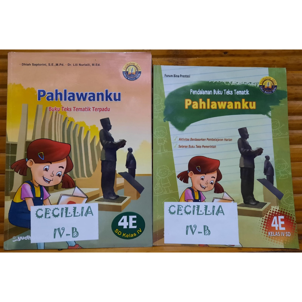BUKU TEKS TEMATIK TERPADU PAHLAWANKU 4E KELAS IV