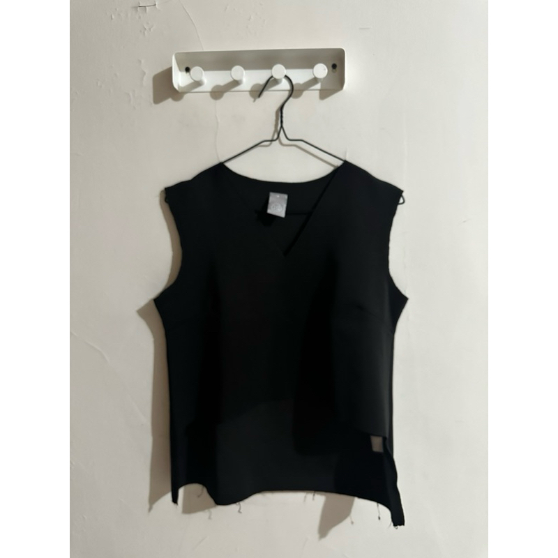 Cotton ink studio top cottonink tank v neck tank scuba top black tank