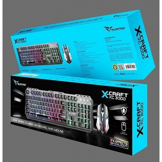 Alcatroz X Craft XC3000 Keyboard Mouse Gaming