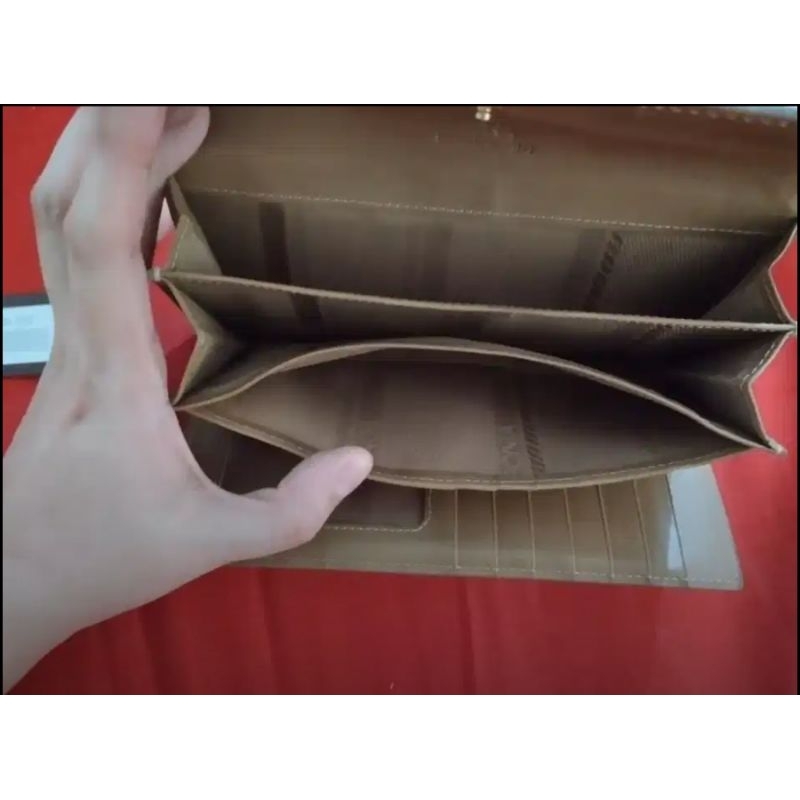 PRELOVED. DOMPET BONIA COKLAT ORI