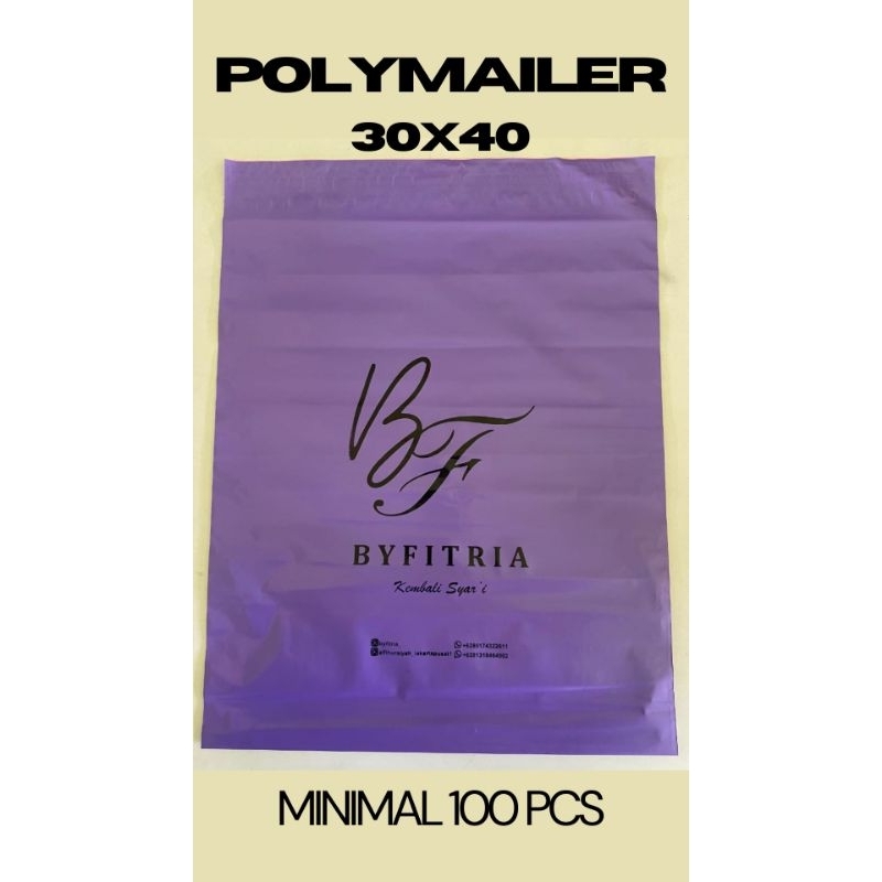 

SABLON POLYMAILER 30X40 CM (Min 100 pcs), Bahan Premium