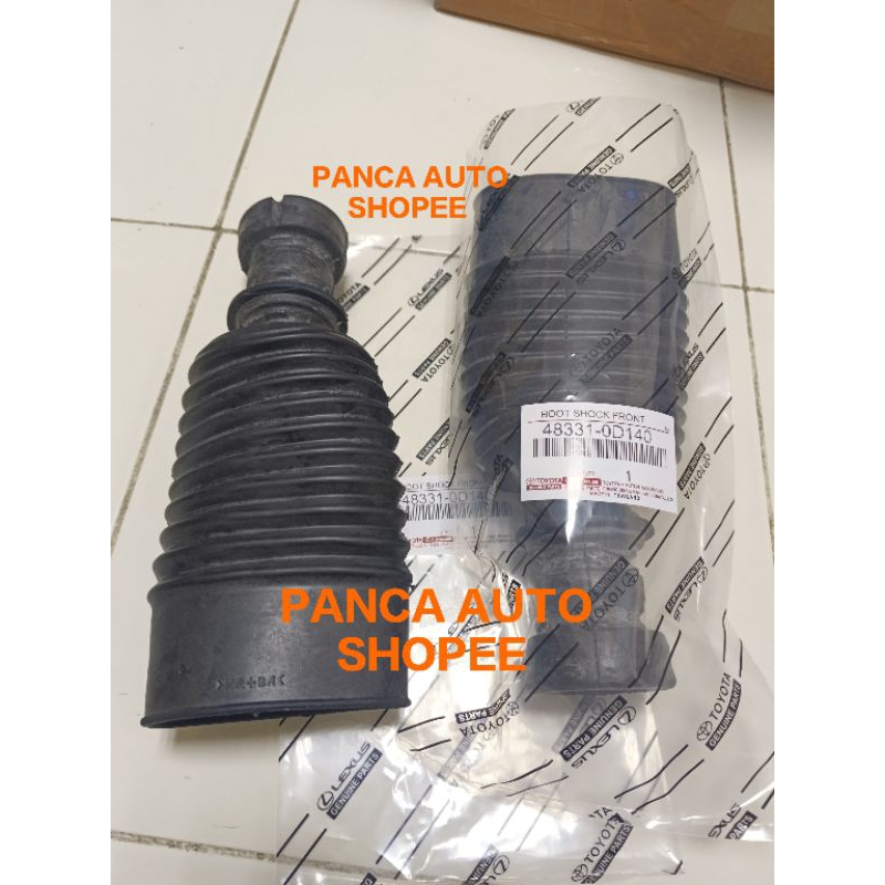 Karet boot shock braket front depan toyota Etios valco Etios ori