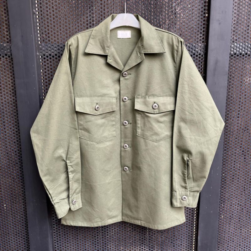 Vintage US ARMY OG 507 Utility Shirt