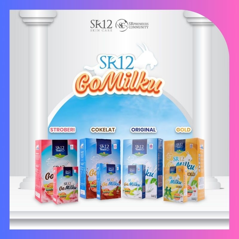 

Gomilku SR12 Susu Kambing Etawa Bubuk Go Milku Herbal BPOM Halal