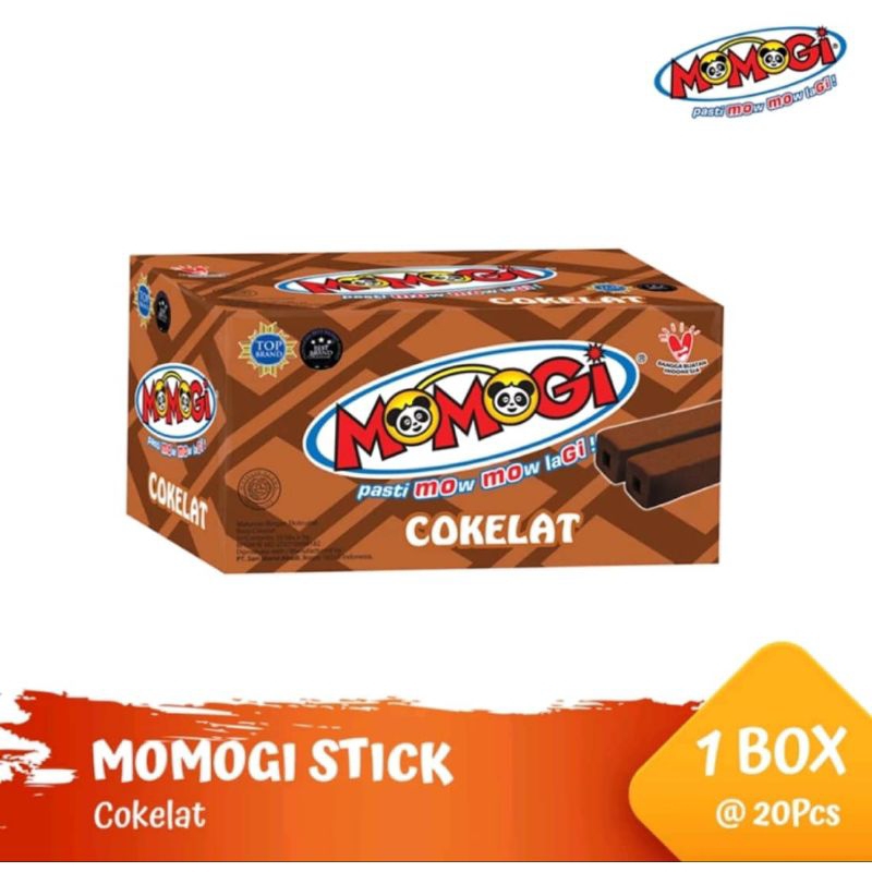 

MOMOGI STICK COKELAT 20X5GR