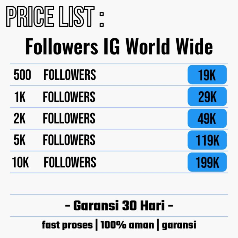 tambah followers instagram murah permanen