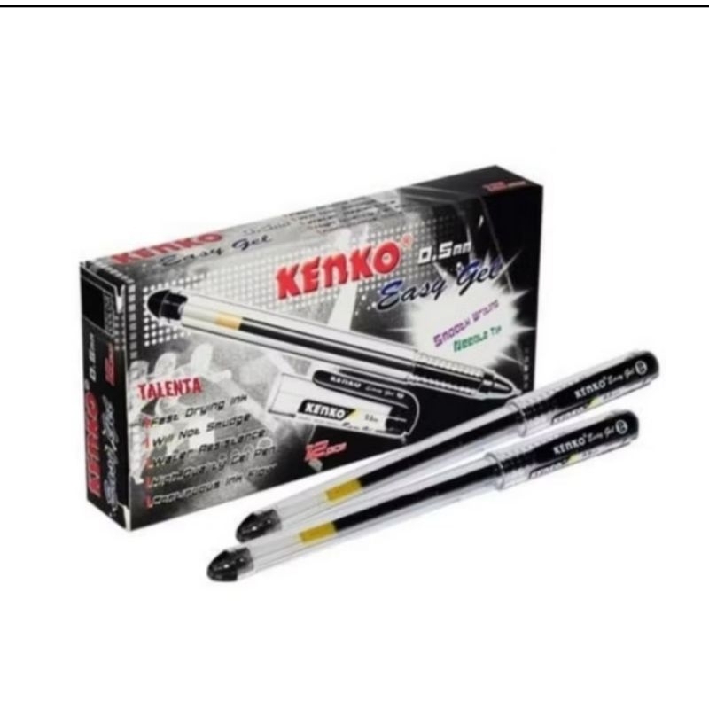 

PULPEN KENKO EASY GELL 0.5 / PENA KENKO EASY GELL 0.5 (12 Pcs)