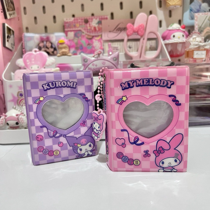 READY - preloved sanrio original official my melody kuromi collect book photocard album sanrio lover