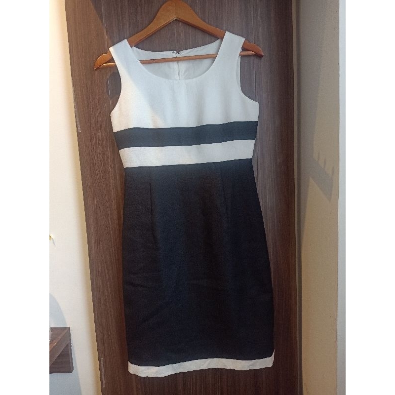 DRESS VINTAGE BLACK AND WHITE