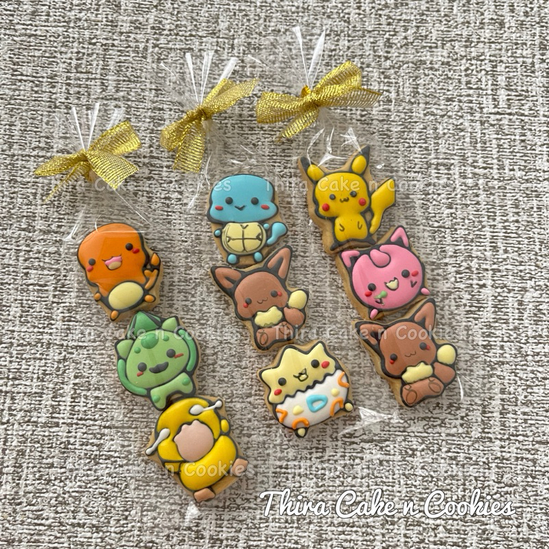 

ready mix cookies pokemon kue kering pikachu kukis hias cemilan snack