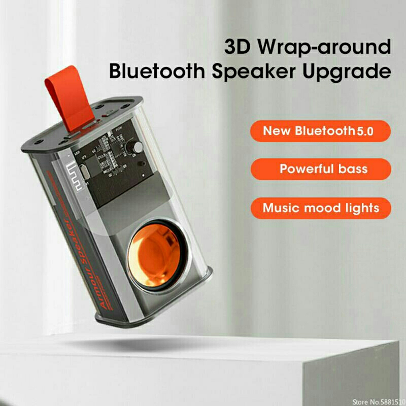 Speaker Bluetooth Tws Subwoofer SuperBass
