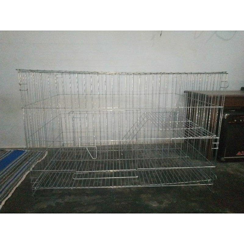 kandang kucing galvanis 90*60*60