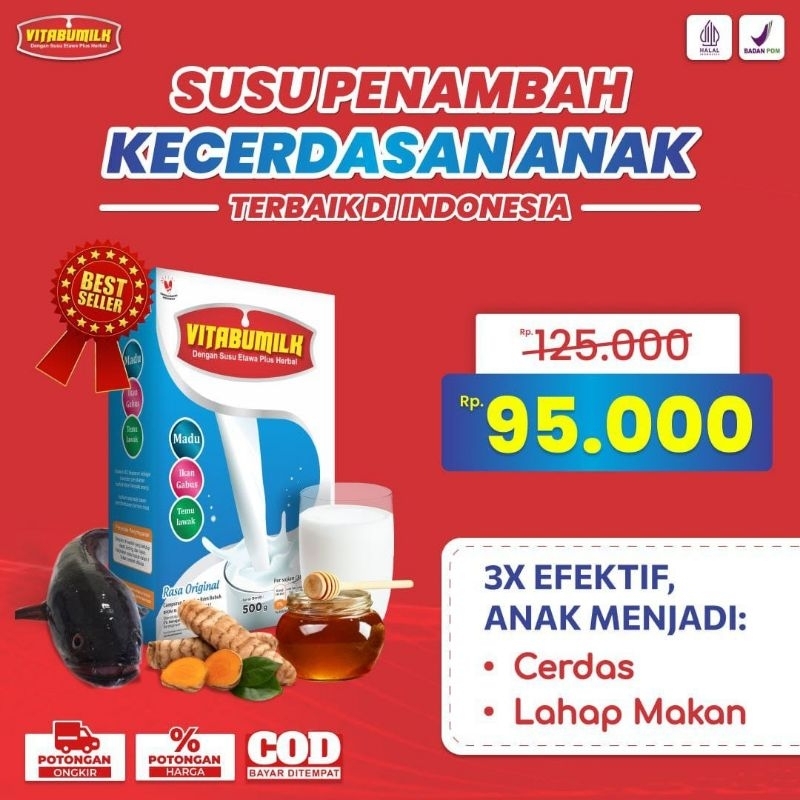 

VITABUMILK SUSU KAMBING PLUS HERBAL 500 GR