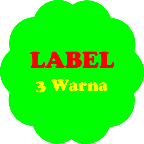 

Label 3W Uk. 6 x 6 Cm