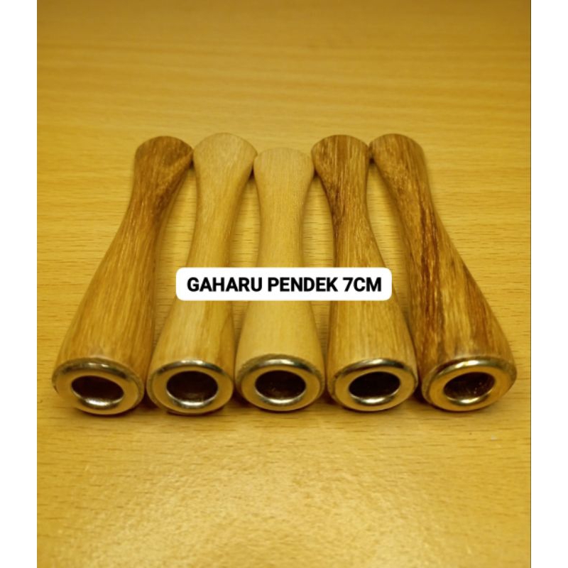 ONCE PIPA CANGKLONG KAYU GAHARU ASLI 7CM SUDAH PAKAI RING MASUK SEMUA UKURAN