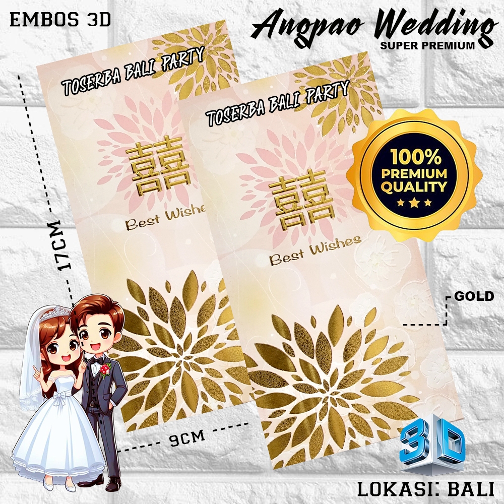 

KERTAS ANGPAO WEDDING PINK AND GOLD EDITION / AMPLOP ANGPAO PREMIUM 5