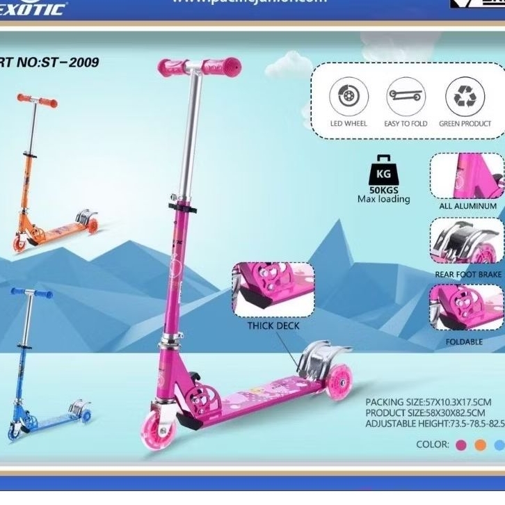SCOOTER ANAK MUSIK ST-2009, ST-2015, & ST-2020 ALLOY EXOTIC