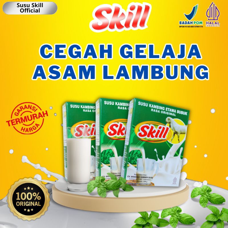 

Paket 5 Box Susu Kambing Etawa Skill — Susu Terapi Cegah Asam Lambung Original