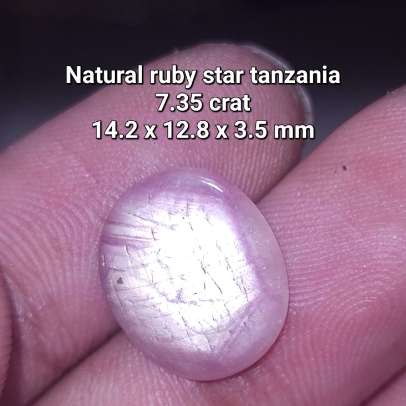 natural ruby star rubi tanzania