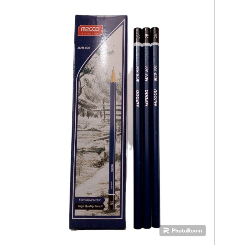 

pensil 2B biru asli 12pcs