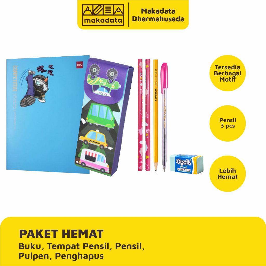 

PAKET HEMAT ALAT TULIS SEKOLAH DAN BUKU TULIS