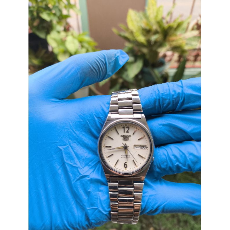 Jam Tangan Seiko 5 Automatic All Original 7s26 backcase transparan mesin bagus tinggal pakai