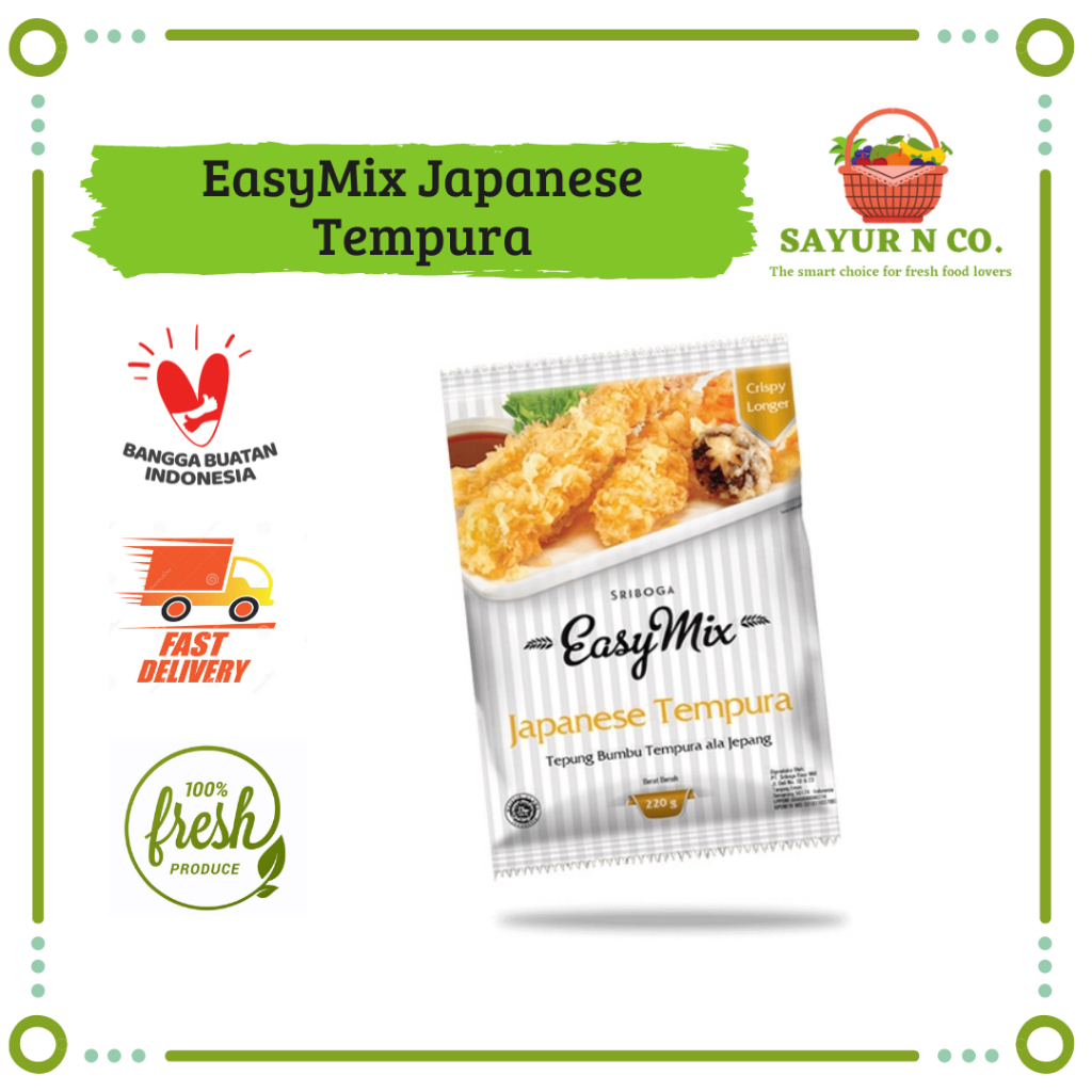

EASY MIX Japanese Tempura Halal 220gr | Sayur N Co Bekasi