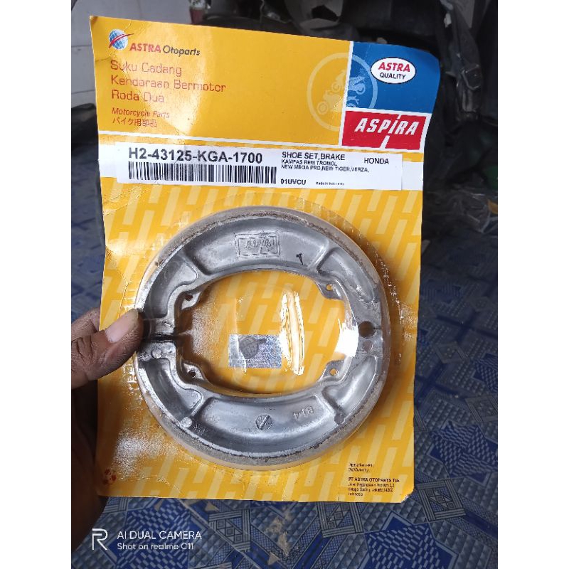 Kampas kanvas rem belakang Megapro Primus Vario125 150 beat karbu Vario beat fi