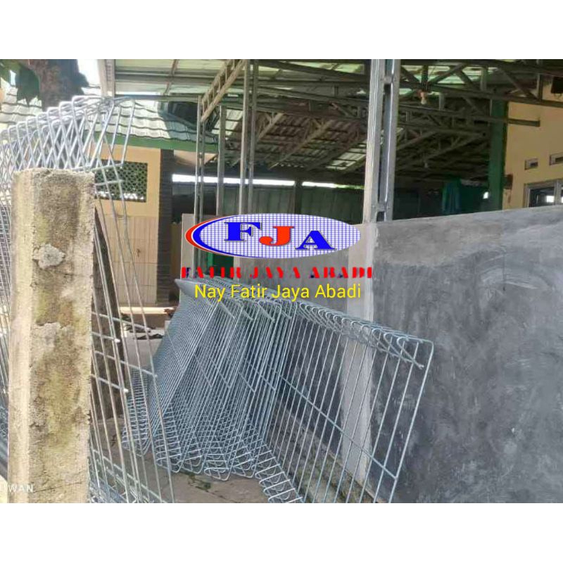 Pagar BRC T.240 x L.240 x Dia 6 mm Elektropleating