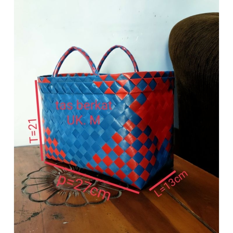 PAKET HEMAT 25 Pcs tas anyaman untuk acara Syukuran, Hantaran dan Asul asul