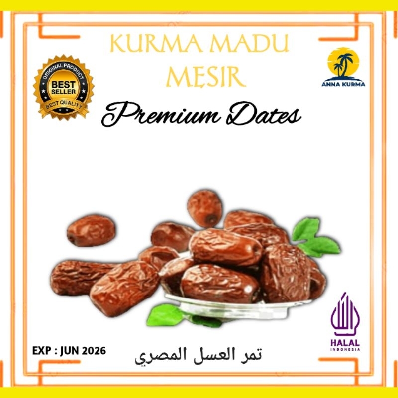 

Kurma Madu Mesir Golden Valley Thinwall 500 gr