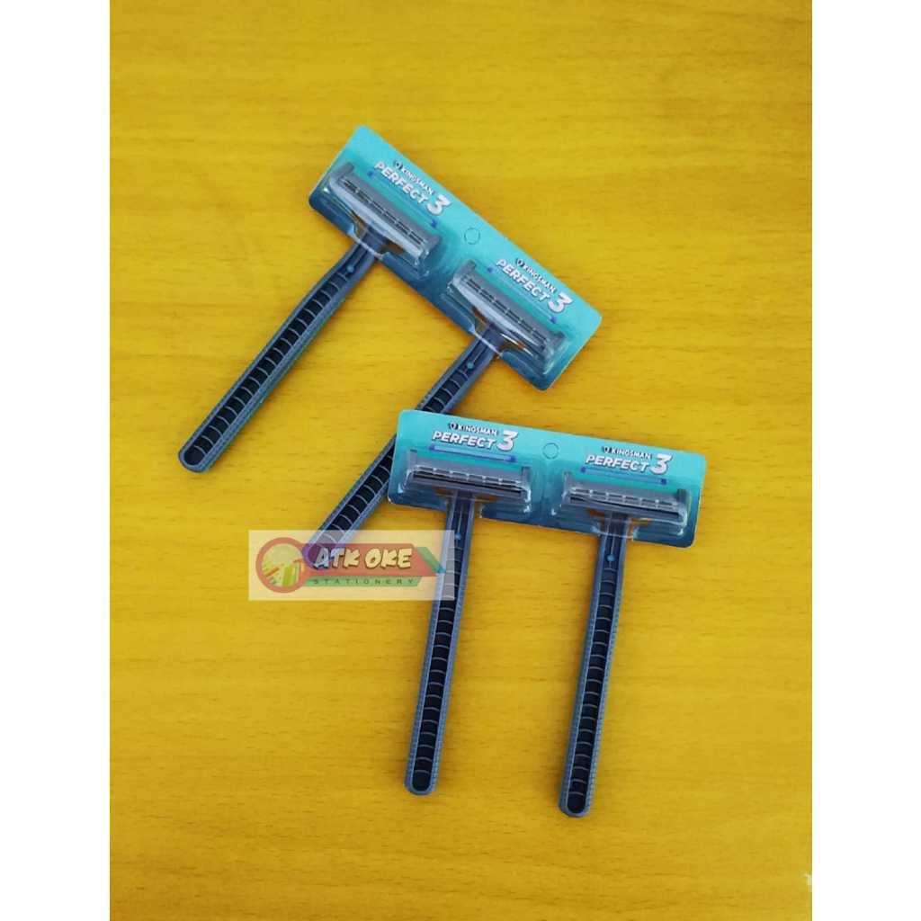 Kingsman Cukur Jenggot Perfect III/ Mata Pisau 3 (24pcs)