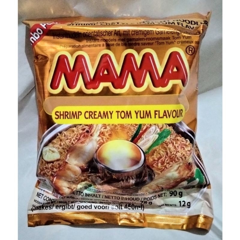 

MAMA SHRIMP Tom Yum / Mie Tomyum Udang / Mie Instan Thailand / Mi Tomyum / Mie Tomyam