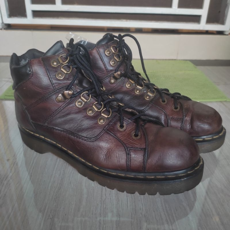 Dr. Martens Docmart DM 11303 Vintage Monkey Boots Industrial Dark Brown Authentic Original Size 47 I