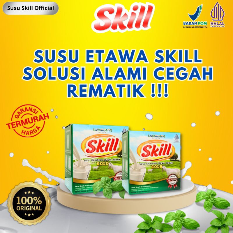 

Etawa Skill Susu Etawa Herbal Solusi Alami Rematik Official 1 Box Sachet