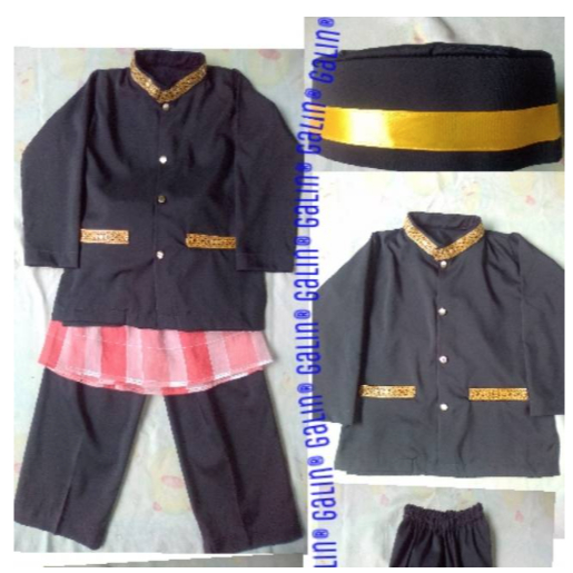 Baju bodo anak/Baju bodo adat makassar terlaris