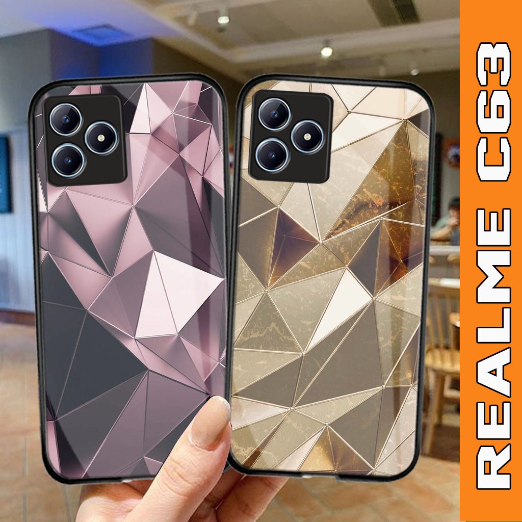 Softcase Kaca Realme C63 Terbaru [M208] Case Handphone Realme C63 - Casing Handphone - Kesing - Peli
